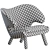 Modern Scandinavian Design Pelican Chair 3D model small image 4