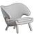 Modern Scandinavian Design Pelican Chair 3D model small image 5