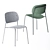 Sleek PET Felt Stack Chair 3D model small image 2
