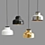 Modern Metal Bar Pendant Light 3D model small image 2