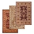 Luxury Carpet Set: High-Quality Textures 3D model small image 1