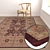 Luxury Carpet Set: High-Quality Textures 3D model small image 5