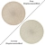 Luxury Round Carpets Set 3D model small image 2