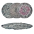 Versatile Round Carpets Set 3D model small image 1