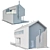 Sleek Modern Home Design 3D model small image 5