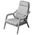 Luxurious Armchair: Porada Loretta 3D model small image 8