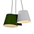 Cristobal Triple Pendant Light 3D model small image 1