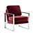 Luxury Modern Glam Armchair 3D model small image 2