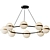 Elegant Tagliato LED Chandelier 3D model small image 2