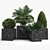 Panel Planter Blooms 3D model small image 2