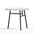 Sleek Ines Dining Chair Set 3D model small image 3