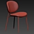 Sleek Ines Dining Chair Set 3D model small image 4