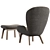 Sebastian Herkner Rolf Benz 594: Sophisticated Armchair 3D model small image 4