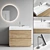 Falper Pure Vanity Unit Set 2: Sleek Elegance for Your Bathroom 3D model small image 1
