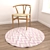 Round Carpets Set 184: Versatile Circular Rugs 3D model small image 4