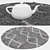 Round Carpets Set 185: Versatile and Realistic 3D model small image 3