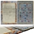 Stylish Interior Carpets 3D model small image 2