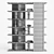 Modern Maxima Bookcase: Versatile Storage Solution 3D model small image 4