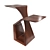 Sleek Sapele Beverage Stand 3D model small image 2