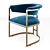 Anouka Hamilton Conte Chair: Elegant and Comfortable 3D model small image 1