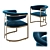 Anouka Hamilton Conte Chair: Elegant and Comfortable 3D model small image 2