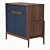 Compact COMO Chest of Drawers, 80x40x78 cm 3D model small image 4