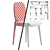 Scandinavian Walnut Albo Dining Chair 3D model small image 10