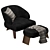 Modern Elegance: Reeves Large Armchair 3D model small image 3