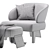 Modern Elegance: Reeves Large Armchair 3D model small image 5