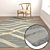 Luxury Texture Carpets Set 3D model small image 5