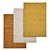 Luxury Carpet Set: High-Quality Textures for Stunning Renders 3D model small image 1