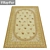 Luxury Set of 3 High-Quality Carpets 3D model small image 2