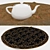 Round Carpets Set: Versatile 6-Piece Collection 3D model small image 3