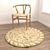 Round Carpets Set: Versatile 6-Piece Collection 3D model small image 4