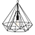Geometric Diamond Pendant Light 3D model small image 1