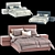 Elevating Bed ORLANDO and Curbstone OSCAR 3D model small image 1