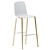 Elevated Elegance: Aavo Wooden Stool 3D model small image 4