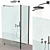 Ravak Walk-In Shower Set with Mixers 3D model small image 4