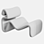 Sleek and Stylish Etcetera Chair 3D model small image 3