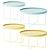 Passepartout Round Coffee Table: Sleek and Stylish 3D model small image 1