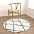 Round Carpets Set for Versatile Perspectives. 3D model small image 4