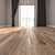 Natural Walnut Parquet Flooring 3D model small image 2