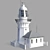 Smoky Cape Lighthouse - Australian Heritage Lighthouse 3D model small image 2