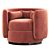 Contemporary Armchair by Philippe Malouin 3D model small image 3
