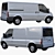 Title: Ford Transit 2006-2014, Medium Base, Low, Cargo Van 3D model small image 2