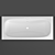 Elegant InBe IB Freestanding Bath 3D model small image 4