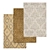 Elegant Carpets Set 3D model small image 1