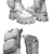 PRADA Monolith Combat Boots 3D model small image 5