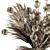 Natural Dry Papavet & Palm Branch 3D model small image 2