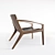 Stunning LINNA Armchair: A Design Masterpiece 3D model small image 2